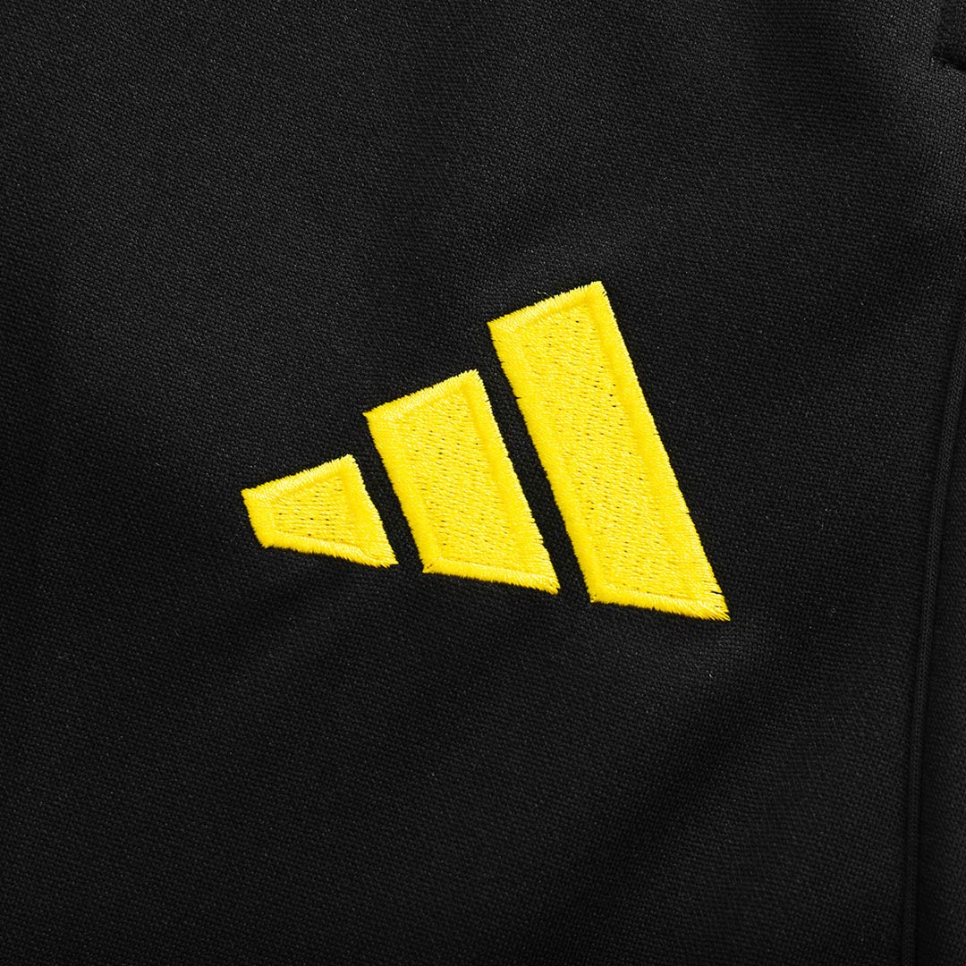 Manchester United Zíper Moletom Conjunto (Top+Calças) 2025/26 Preto