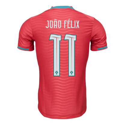 Versão do Jogador JOÃO FÉLIX #11 Portugal Casa Copa do Mundo Futebol Camisas 2026 Vermelho