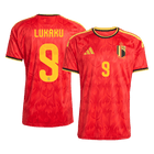 LUKAKU #9 Bélgica Casa Copa do Mundo Camisa 2026 Vermelho