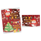 Cartão de Natal personalizado – Boneco de Neve – Mensagem Aleatória