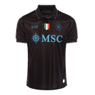 Jogador Napoli Fora Terceira Futebol Camisas 2025/26 Preto