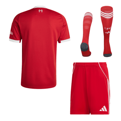 Liverpool 
Casa Camisa Conjunto(Camisa+Calções+Meias) 2025/26 Vermelho