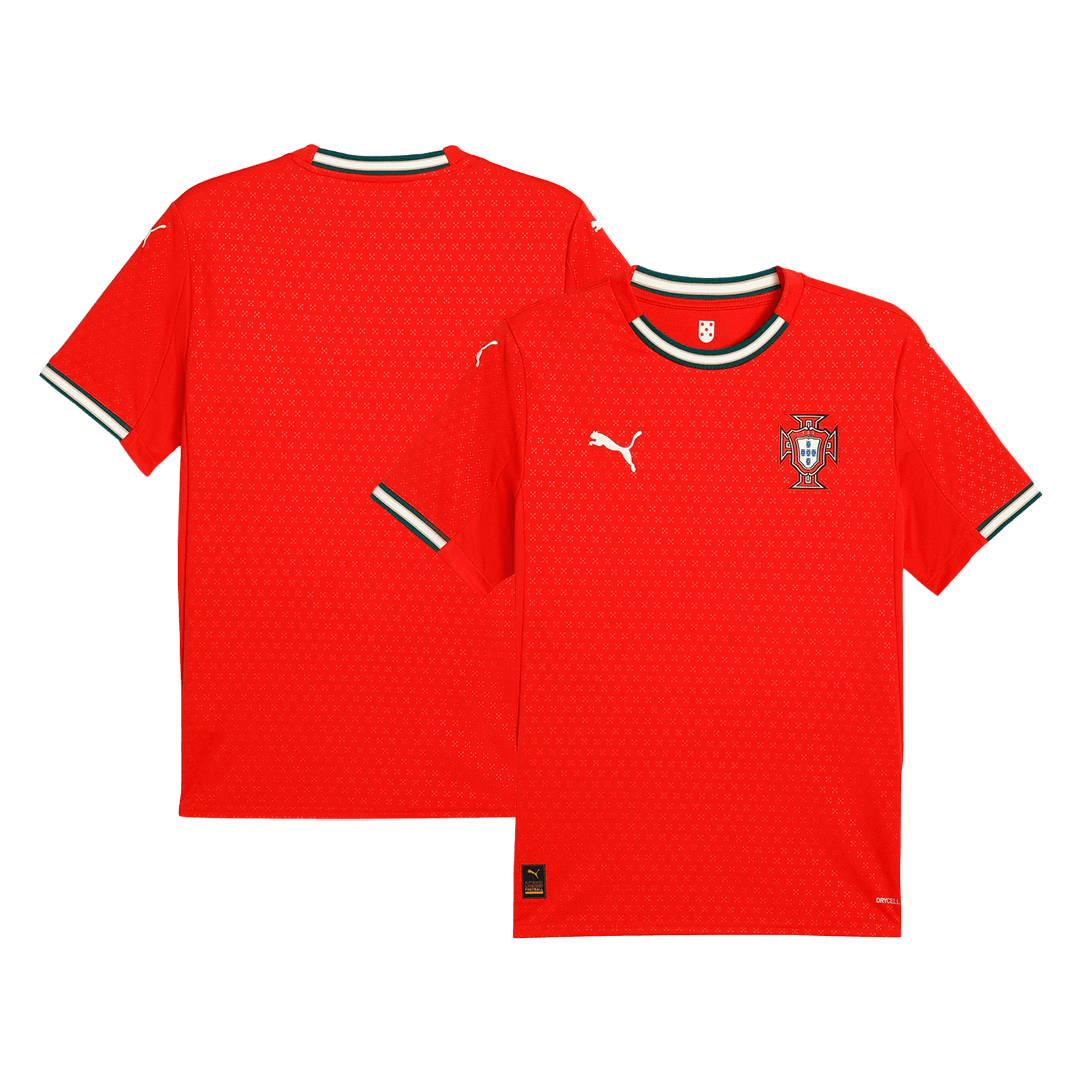 Camisola de futebol de Portugal Home personalizada 2025