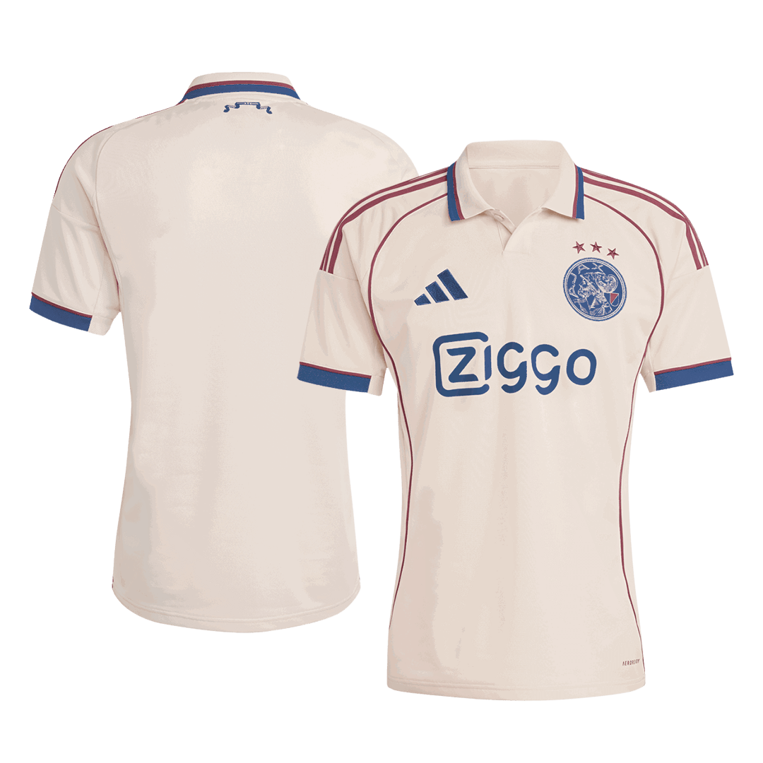 Ajax Fora Terceira Camisa 2025/26 Branco