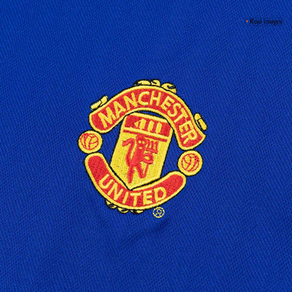 Retrô Manchester United Fora Camisa 2005/06 Azul