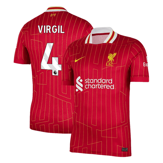 VIRGIL #4 Liverpool Home football shirt 2024/25