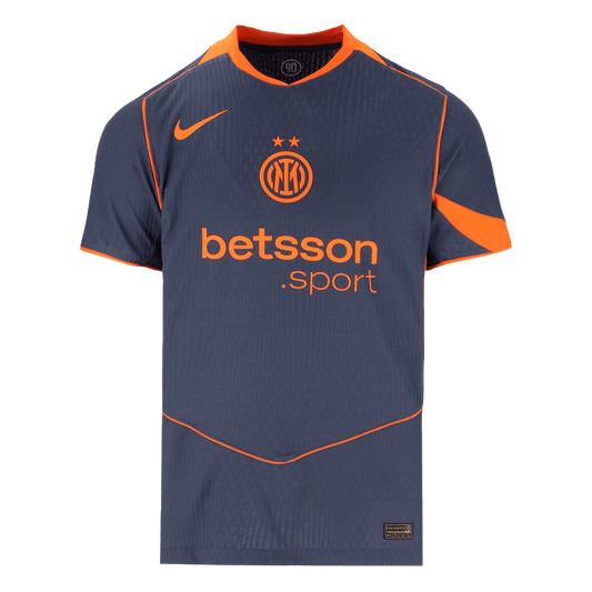 Autêntico Inter Milan Fora Terceira Camisas 2025/26 Marinha