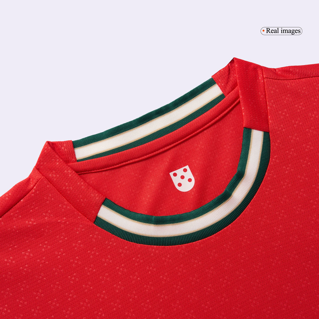 Camisola de futebol de Portugal Home personalizada 2025