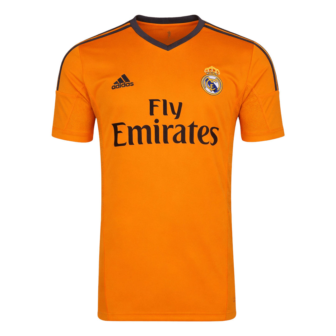 Retrô Real Madrid Terceira Camisa 2013/14 Laranja