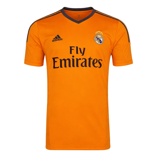 Retrô Real Madrid Terceira Camisa 2013/14 Laranja