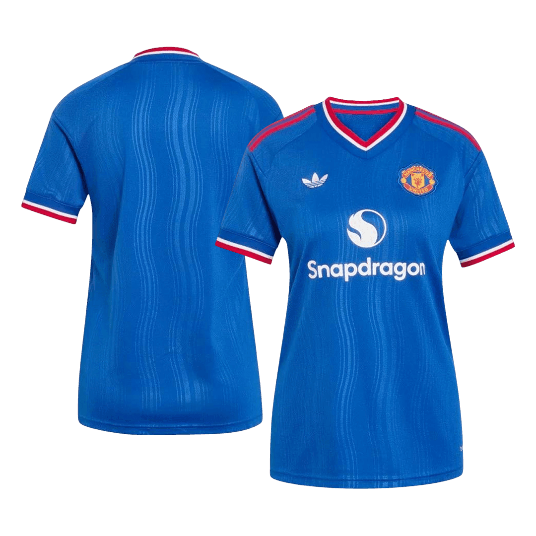 Mulheres Manchester United Alternativa Camisa 2026/27 Azul
