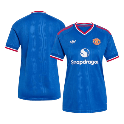 Mulheres Manchester United Alternativa Camisa 2026/27 Azul