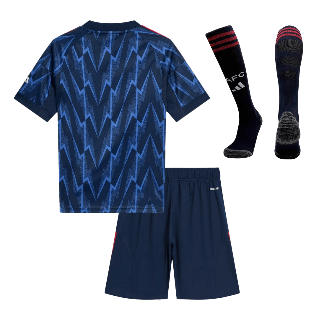 Arsenal Infantil 
 Fora Futebol Camisa Conjunto (Camisa+Shorts+Meias) 2025/26 Azul