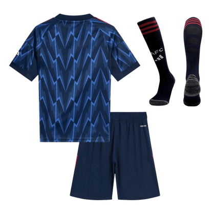 Arsenal Infantil 
 Fora Futebol Camisa Conjunto (Camisa+Shorts+Meias) 2025/26 Azul