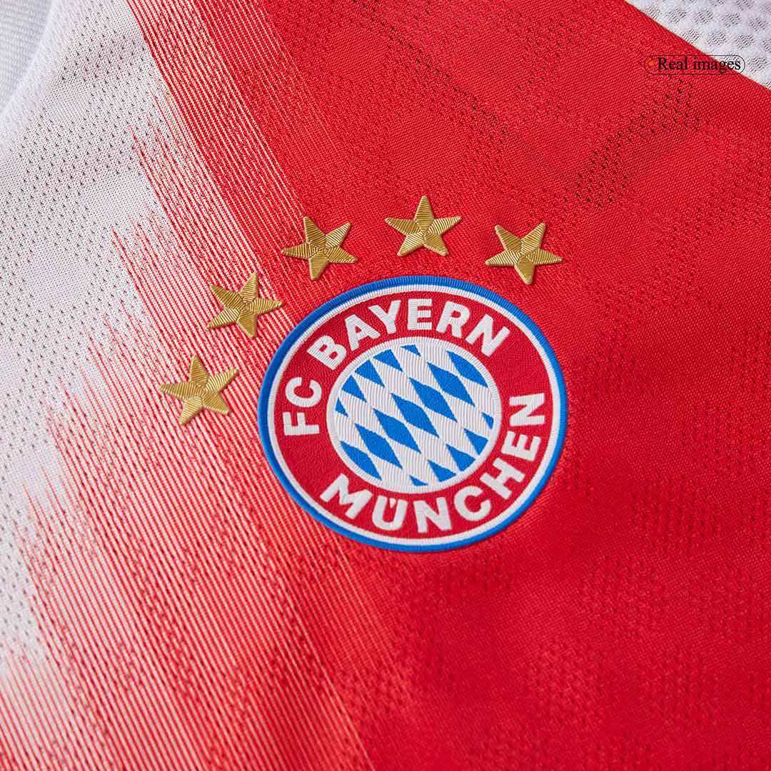 Autêntico OLISE #17 Bayern Munich Casa Futebol Camisas 2025/26 Vermelho