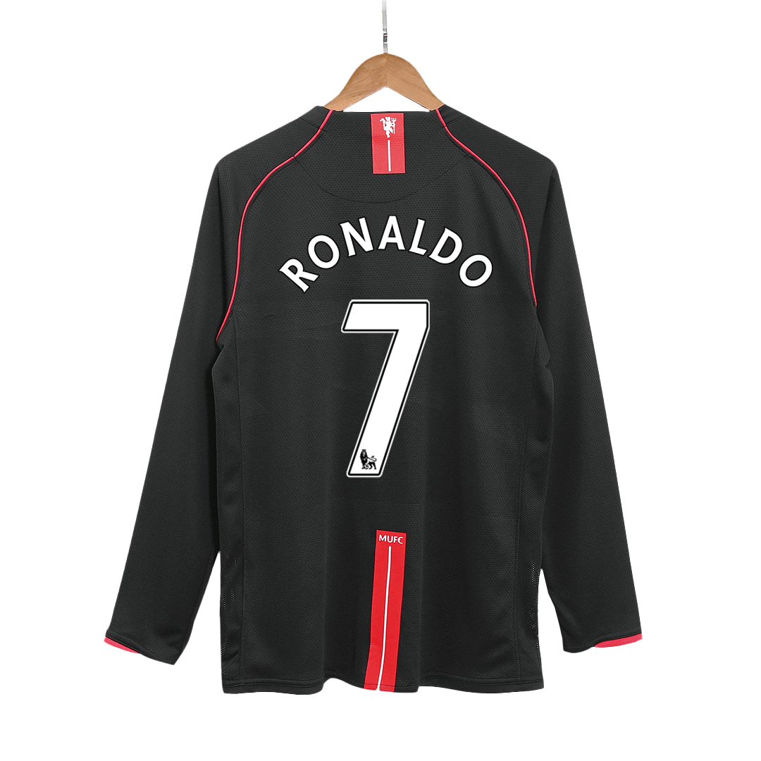 Manchester United RONALDO #7 Away Retro Football Shirt 2007/08