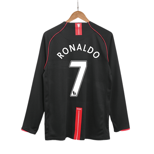 Manchester United RONALDO #7 Away Retro Football Shirt 2007/08