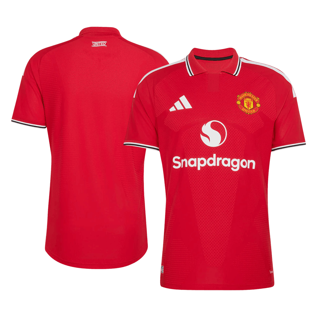 Versão do Jogador Manchester United Casa Futebol Camisas 2026/27 Vermelho