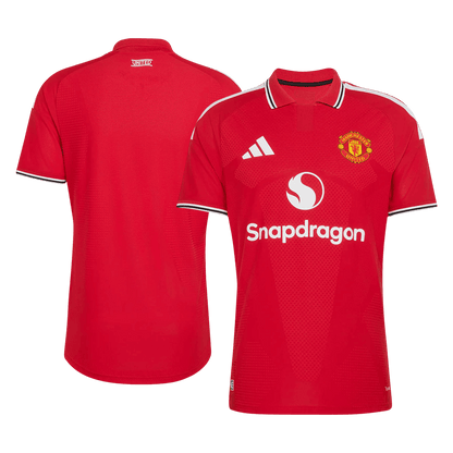Versão do Jogador Manchester United Casa Futebol Camisas 2026/27 Vermelho