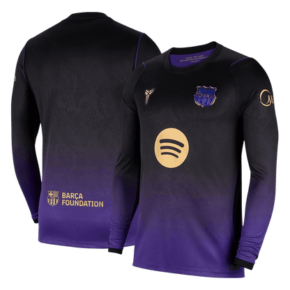 Barcelona Fora Manga comprida Camisa 2026/27 Roxo