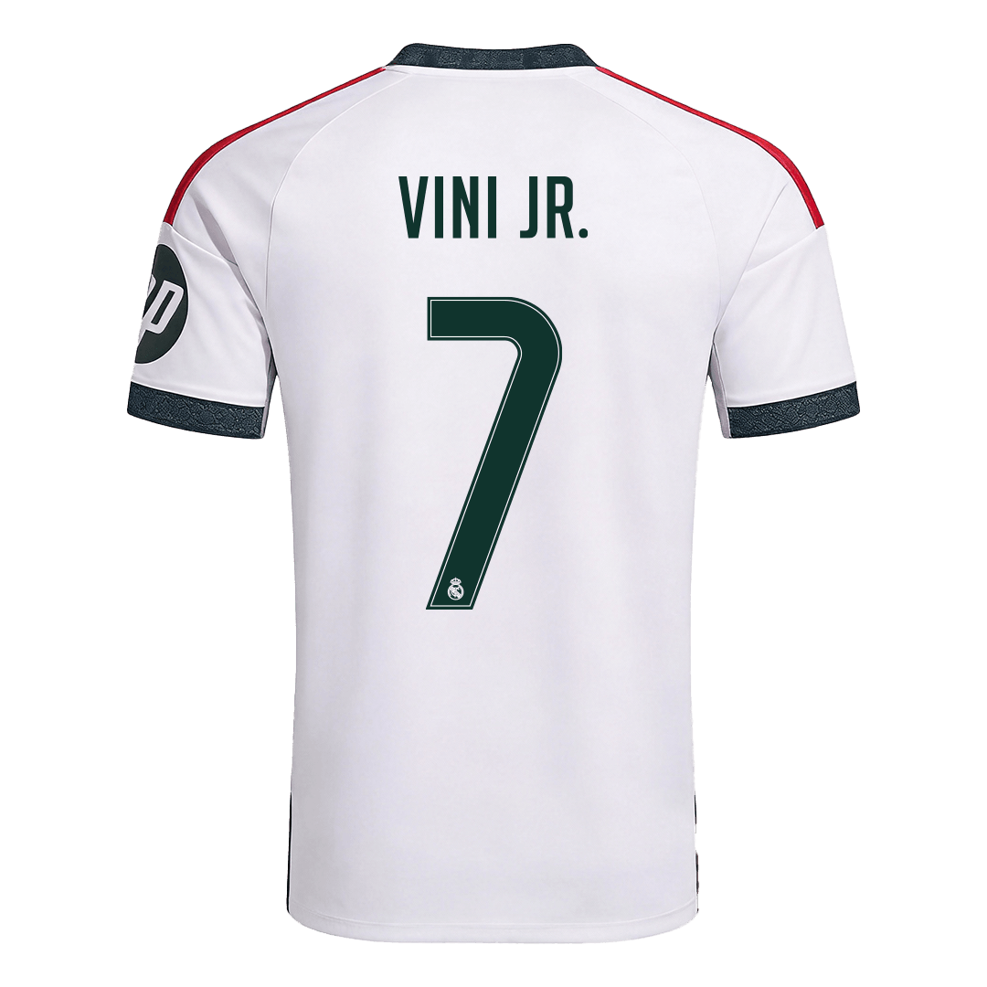 【Super Qualidade】VINI JR. #7 Real Madrid
 Casa Futebol Camisa 2026/27 Branco
