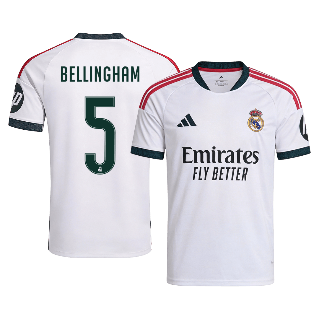【Super Qualidade】BELLINGHAM #5 Real Madrid
 Casa Futebol Camisa 2026/27 Branco