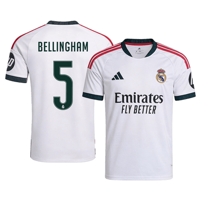 【Super Qualidade】BELLINGHAM #5 Real Madrid
 Casa Futebol Camisa 2026/27 Branco