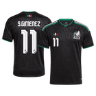 S.GIMENEZ #11 Mexico Terceira Copa do Mundo Camisa 2026 Preto