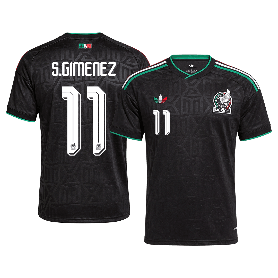 S.GIMENEZ #11 Mexico Terceira Copa do Mundo Camisa 2026 Preto