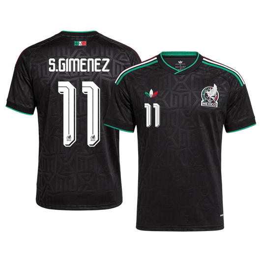 S.GIMENEZ #11 Mexico Terceira Copa do Mundo Camisa 2026 Preto