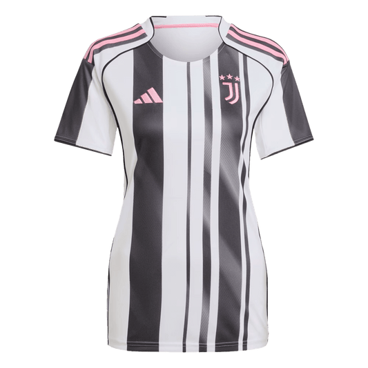 Mulheres Juventus Camisa Réplica 2025/26-Preto&branco