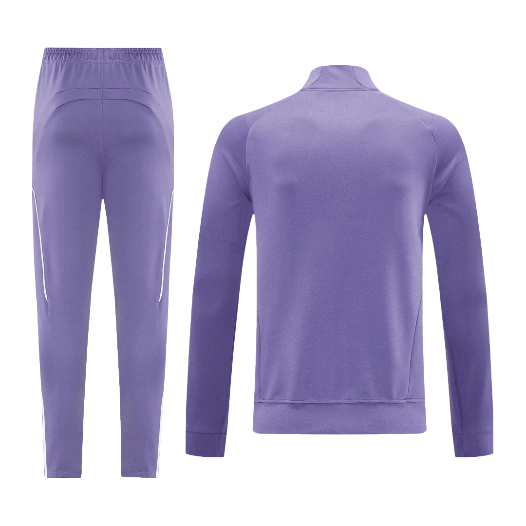 Manchester United Conjunto Casaco(Blusão+Calça) Formação Blusão 2025/26 Roxo