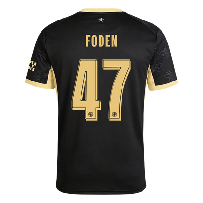 FODEN #47 Manchester City Fora Camisa 2026/27 Preto UCL