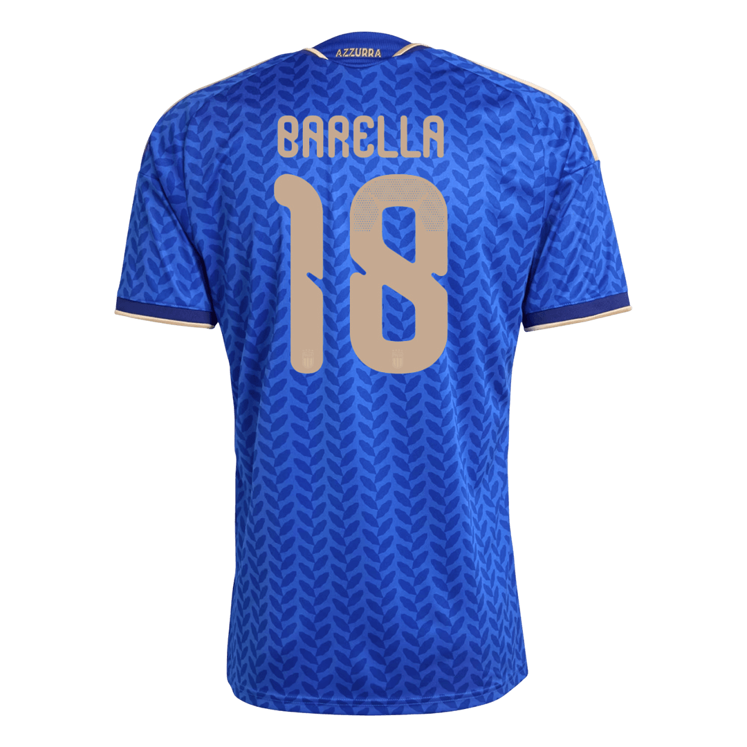 BARELLA #18 Italy Casa Camisa 2026 Azul