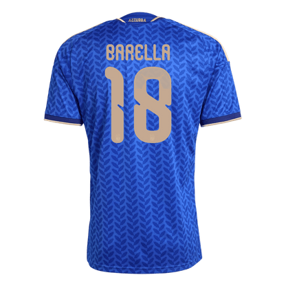 BARELLA #18 Italy Casa Camisa 2026 Azul