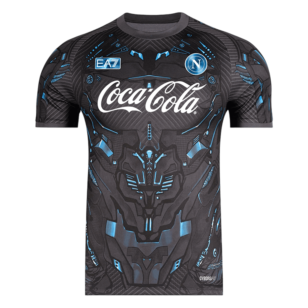 Napoli Pré-jogo Camisa 2025/26 Preto