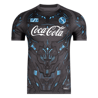 Napoli Pré-jogo Camisa 2025/26 Preto