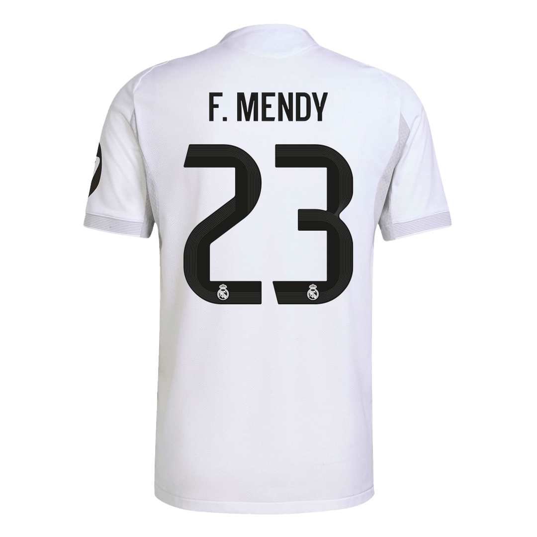 Autêntico F.MENDY #23 Real Madrid Casa Futebol Camisas 2025/26 Branco