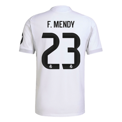 Autêntico F.MENDY #23 Real Madrid Casa Futebol Camisas 2025/26 Branco