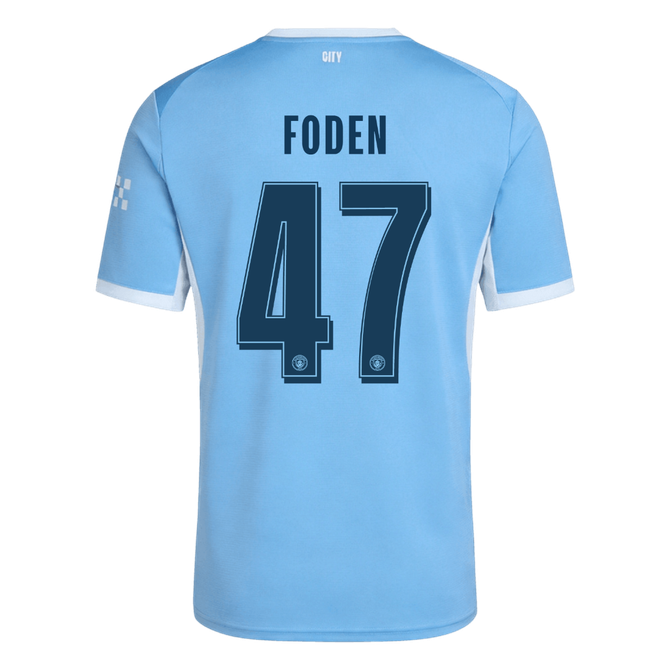 FODEN #47 Manchester City Casa Camisa 2026/27 Azul UCL
