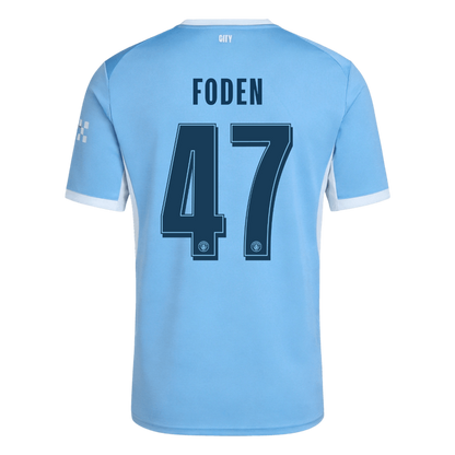 FODEN #47 Manchester City Casa Camisa 2026/27 Azul UCL