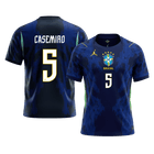 CASEMIRO #5 Brazil Fora Copa do Mundo Camisa 2026 Marinha