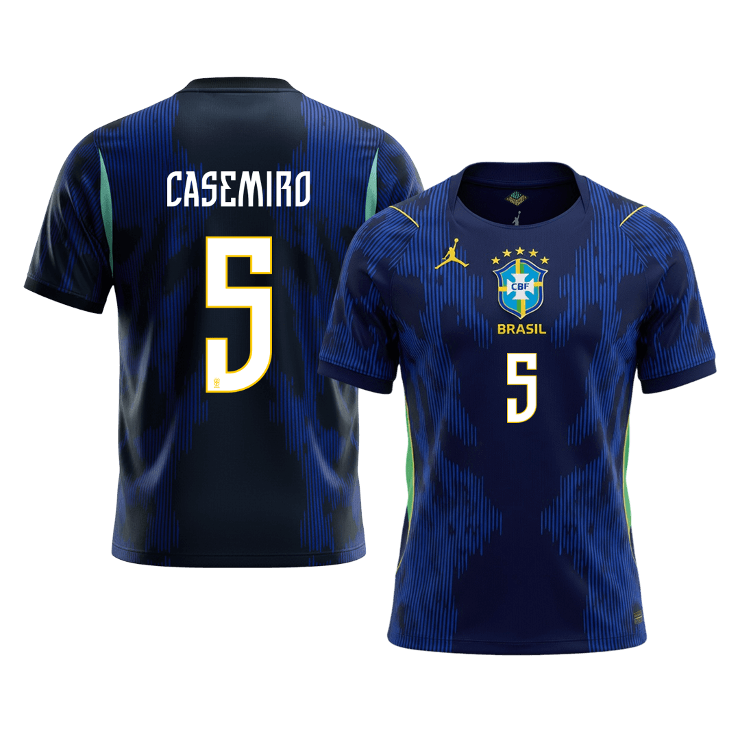 CASEMIRO #5 Brazil Fora Copa do Mundo Camisa 2026 Marinha