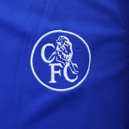 Retrô Chelsea Casa Camisa 2003/05 Azul