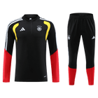 Germany Zíper Moletom Conjunto (Top+Calças) 2026 Preto