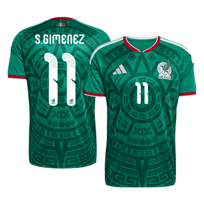 S.GIMENEZ #11 Mexico Casa Camisa 2026 Verde