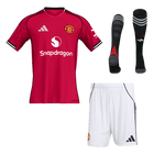 Manchester United Casa Camisa Conjunto (Camisa + Calções + Meias) 2025/26 Vermelho