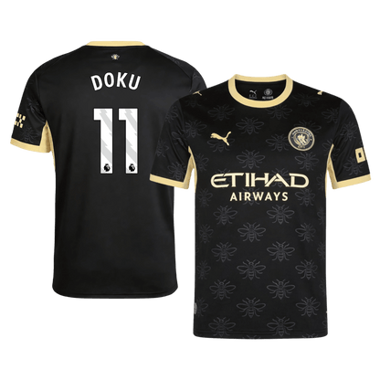 DOKU #11 Manchester City Fora Camisa 2026/27 Preto