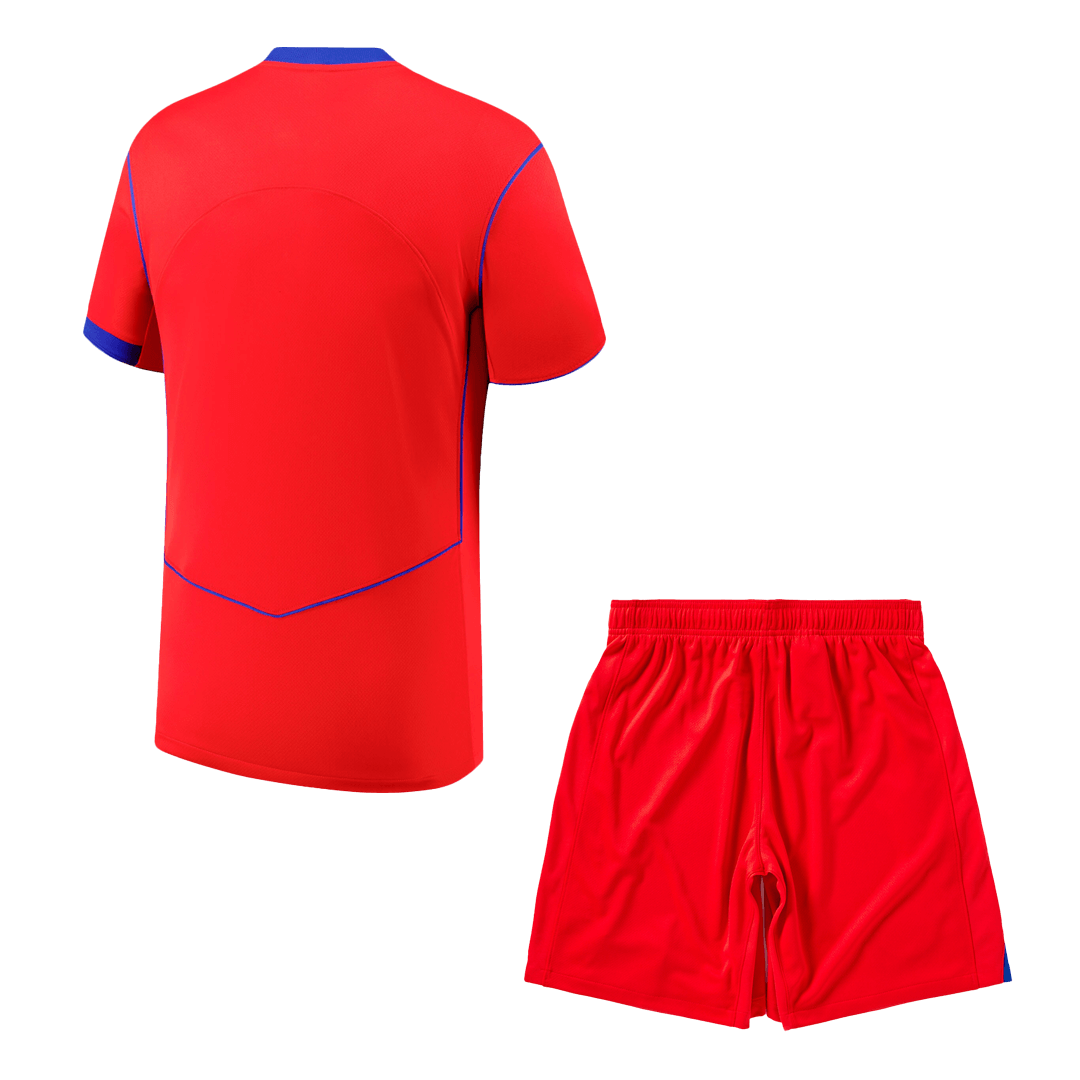 PSG Fora Terceira Camisa Conjunto (Camisa+Calções) 2025/26 Vermelho
