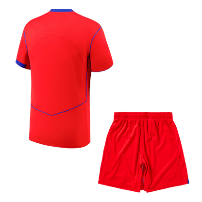 PSG Fora Terceira Camisa Conjunto (Camisa+Calções) 2025/26 Vermelho